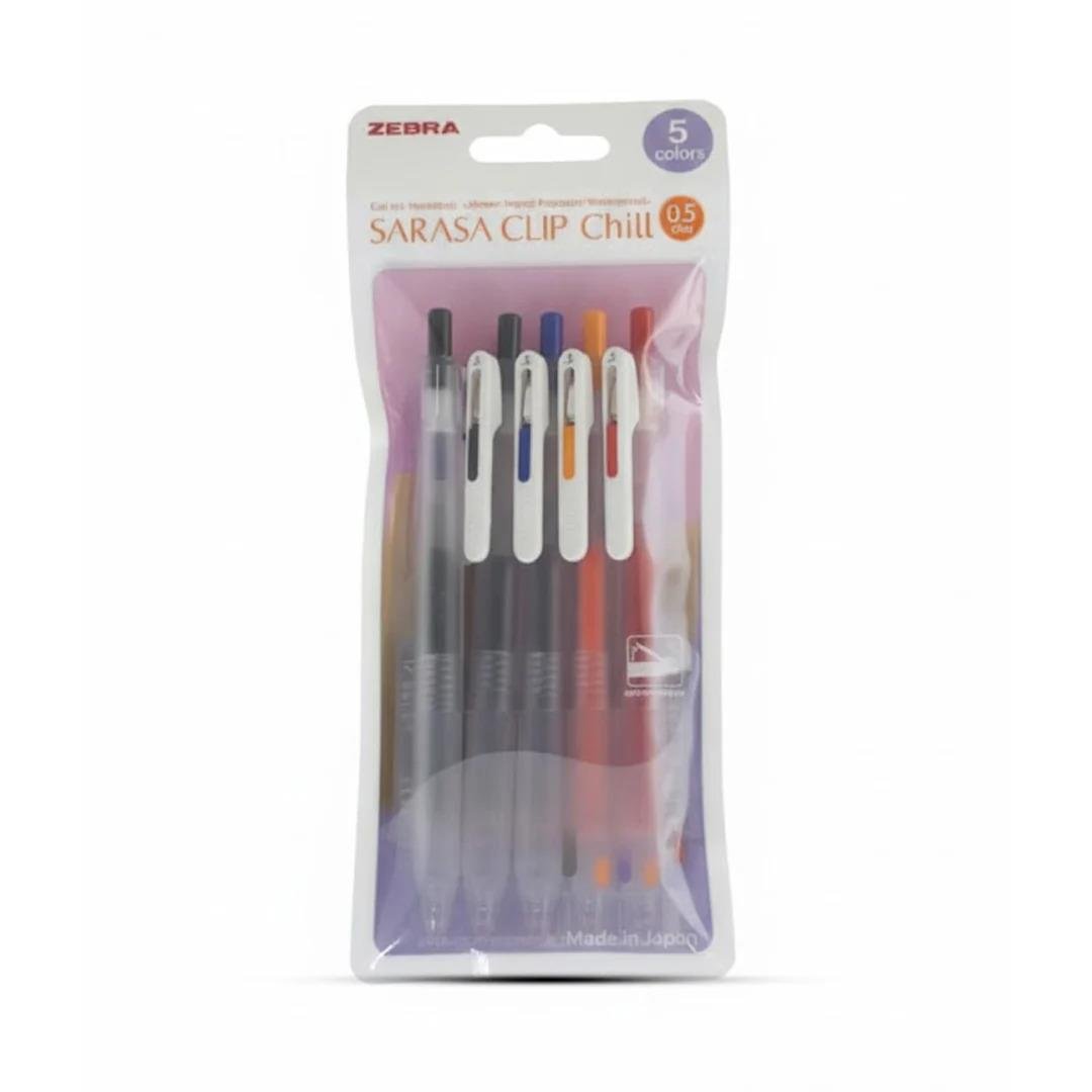 Zebra Sarasa Chill Frosted Barrel Jel Kalem Seti 0.5 mm