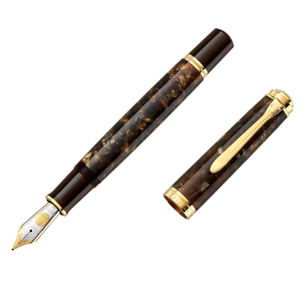 Pelikan Souveran M1000 Renaissance Brown Dolma Kalem Extra Fine Uç