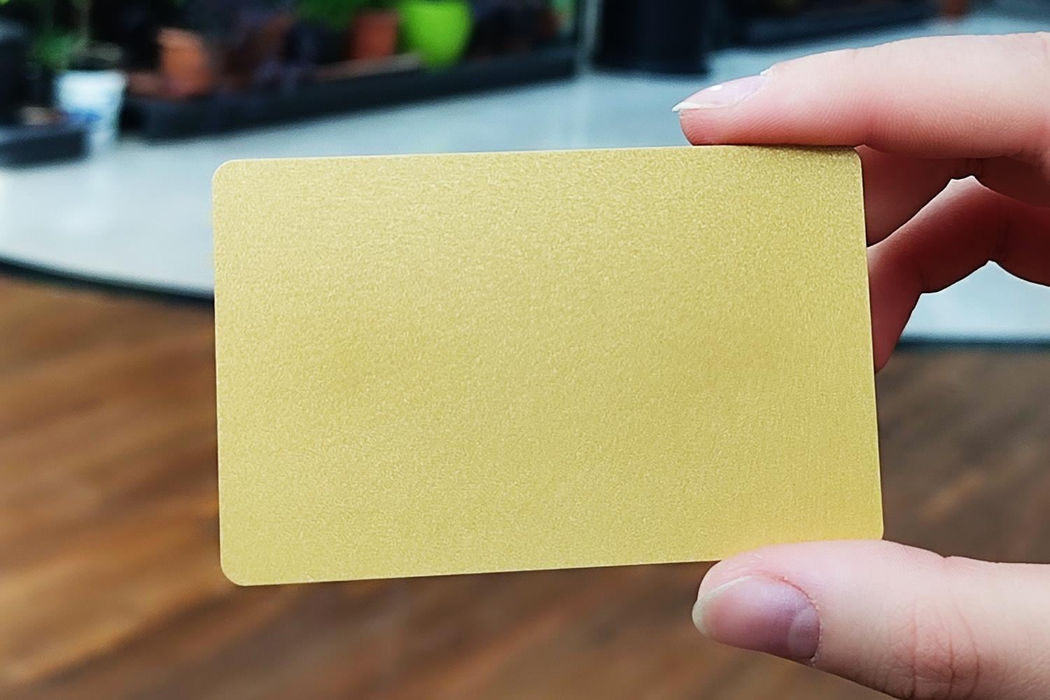 Gold NFC Card NTAG215| RFIDmarket