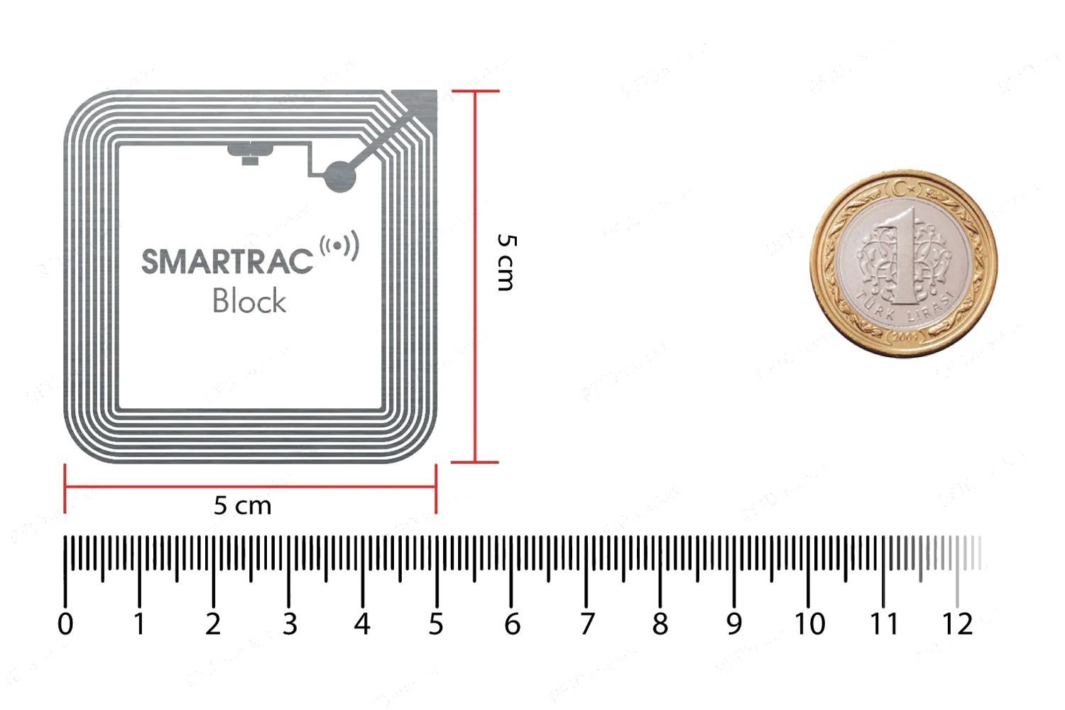 Smartrac RaceTrack HF RFID Paper Tag (NXP ICODE SLIX)