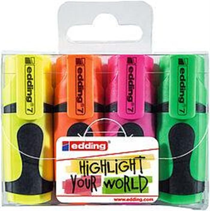 Eddıng Mini Fosforlu Kalem 4'Lü Neon | 8681026075009 | Diğer