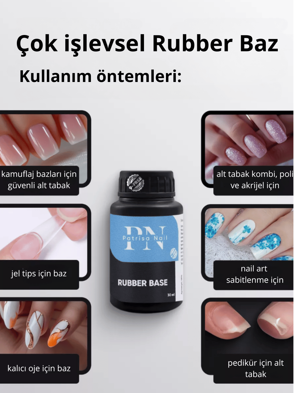 Rubber Base, salon boyu 30 ml