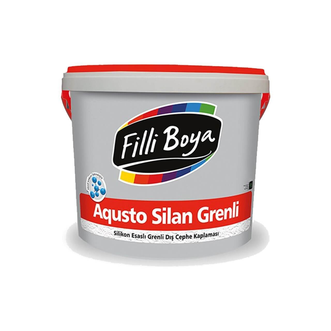 Filli Boya Aqusto Silan Grenli Dış Cephe Boyası 25 KG Beyaz - Filizjet