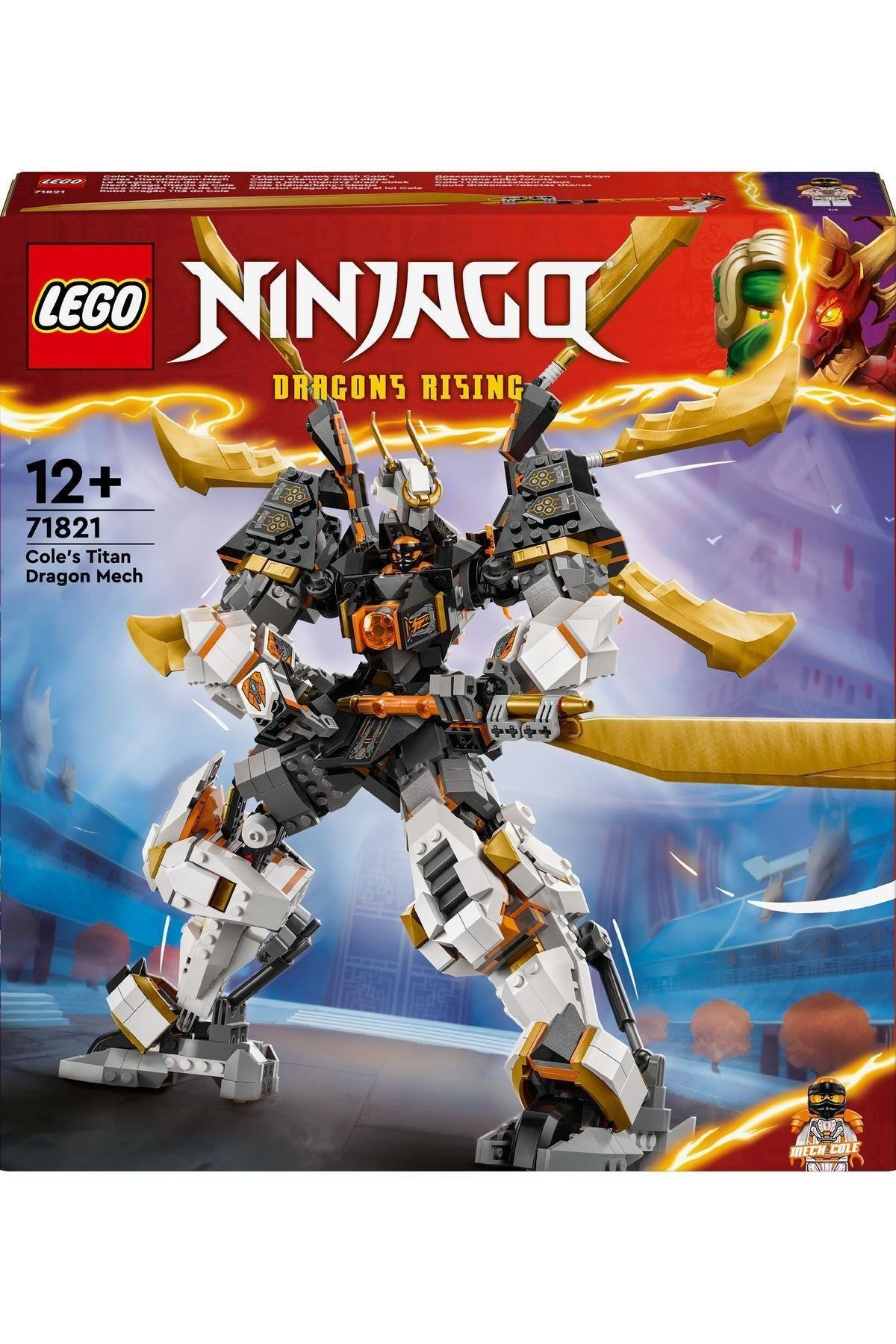 NINJAGO® Cole'un Titan Ejderha Robotu 71821 – 12 Yaş ve Üzeri