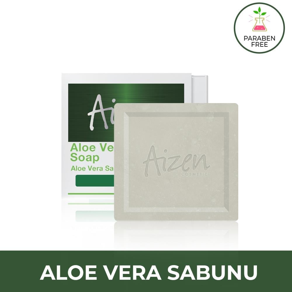 Aizen Cosmetic Aloe Vera Sabunu Aloe Vera Soap Doal Cilt Bakm rnleri ve  Doal Sa Bakm rnleri