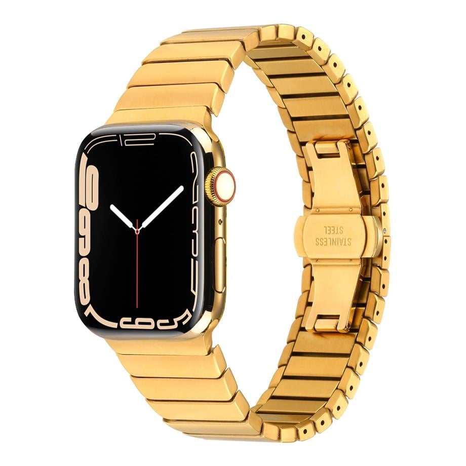  ​​​Apple Watch 38mm Kordon KRD-79 Metal Strap Kayış  Gold 