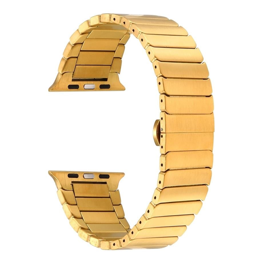 ​​​Apple Watch 38mm Kordon KRD-79 Metal Strap Kayış  Gümüş 