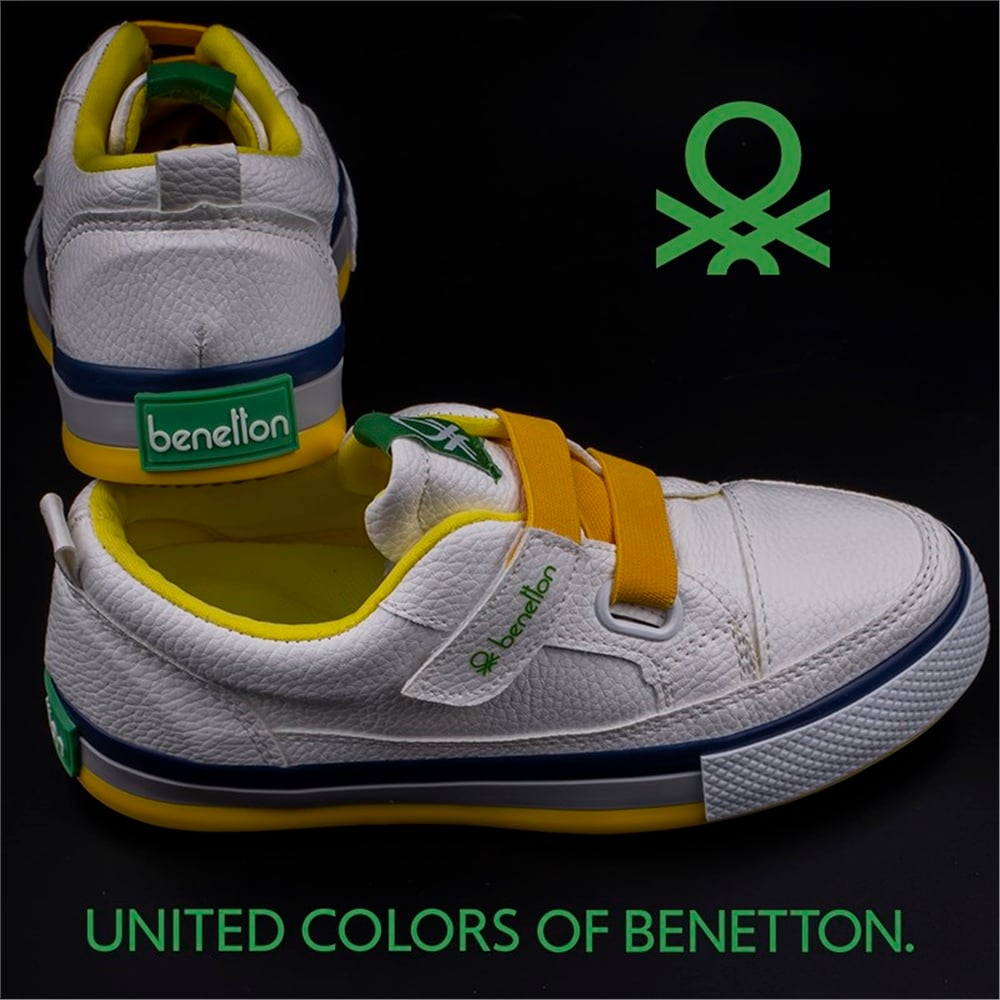 Benetton Sarı Çocuk Unisex Spor Ayakkabı BN-30441