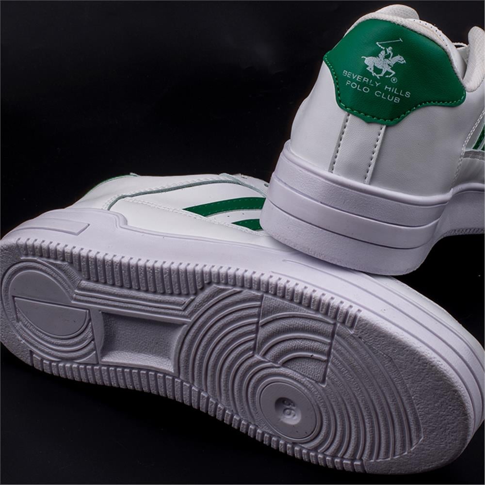 Polo Club Beyaz-Yeşil Wow Unisex Düz Sneaker