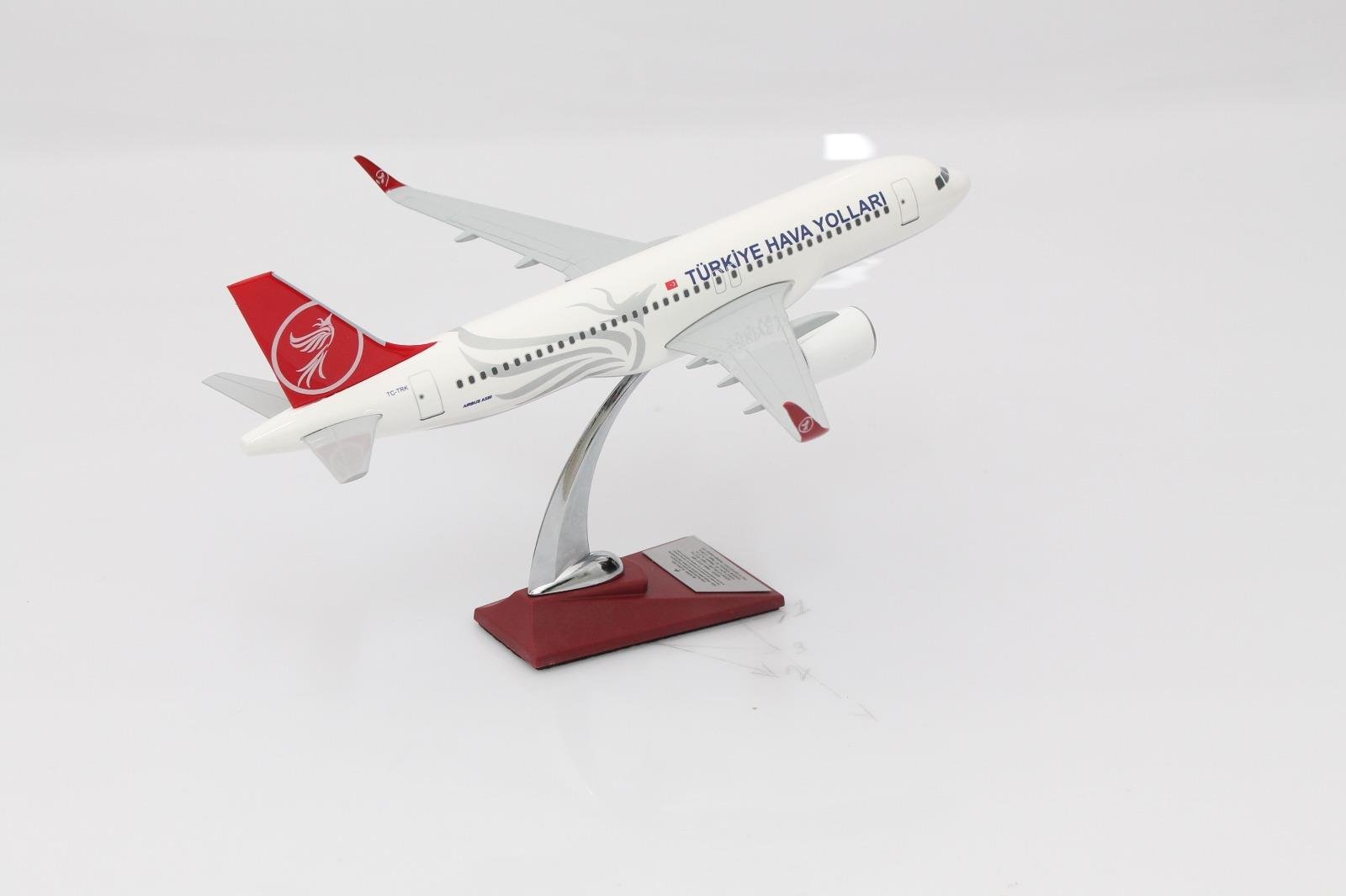Zekupp Airbus A320-200 1/100 Ölçek Türkiye Hava Yolları Tasarımlı