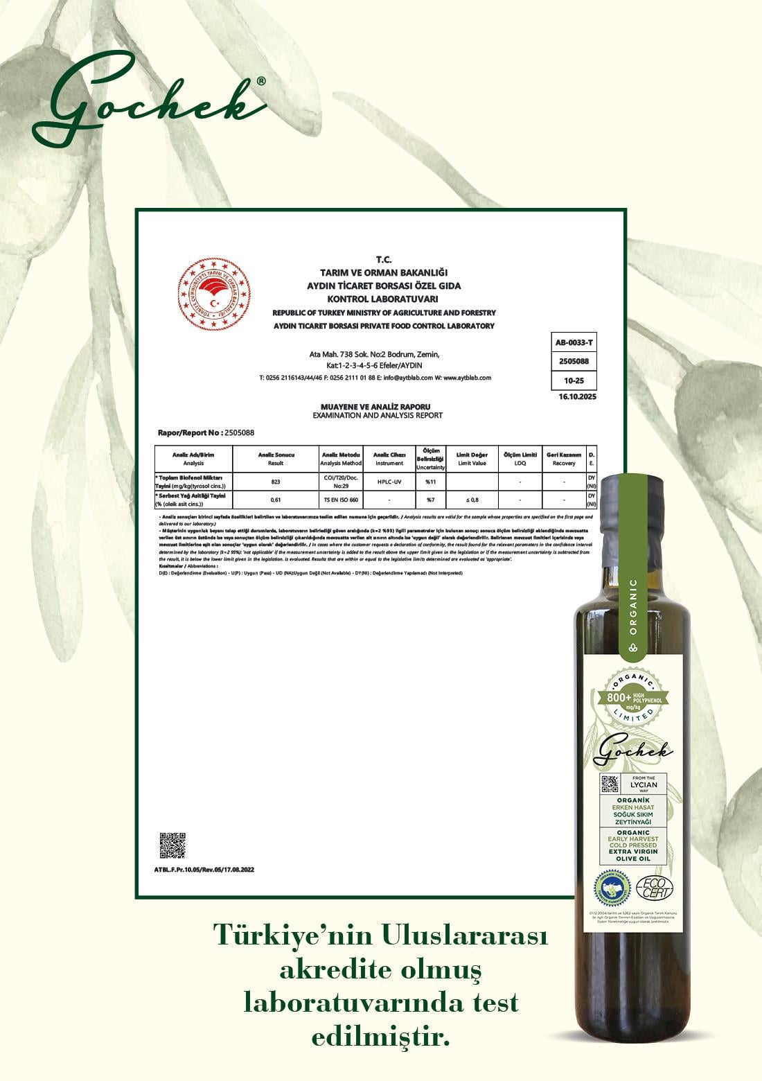 800+ High Polyphenol International ECOCERT Organic Certified Extra
