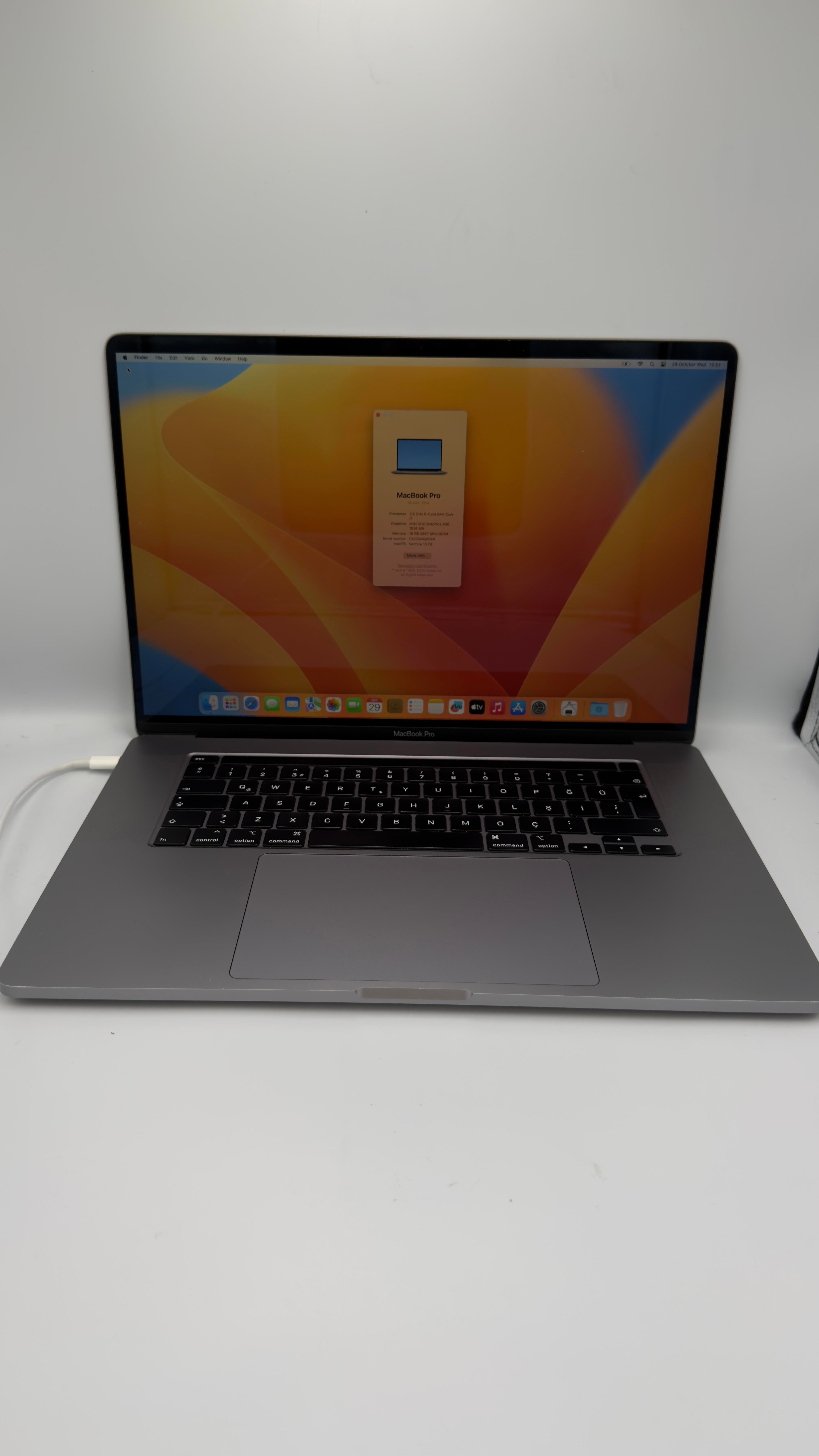 MacBook Pro 16-inch 2019,MBP 16.0 GRAY 2.6GHZ 6-CORE INTEL CORE I7