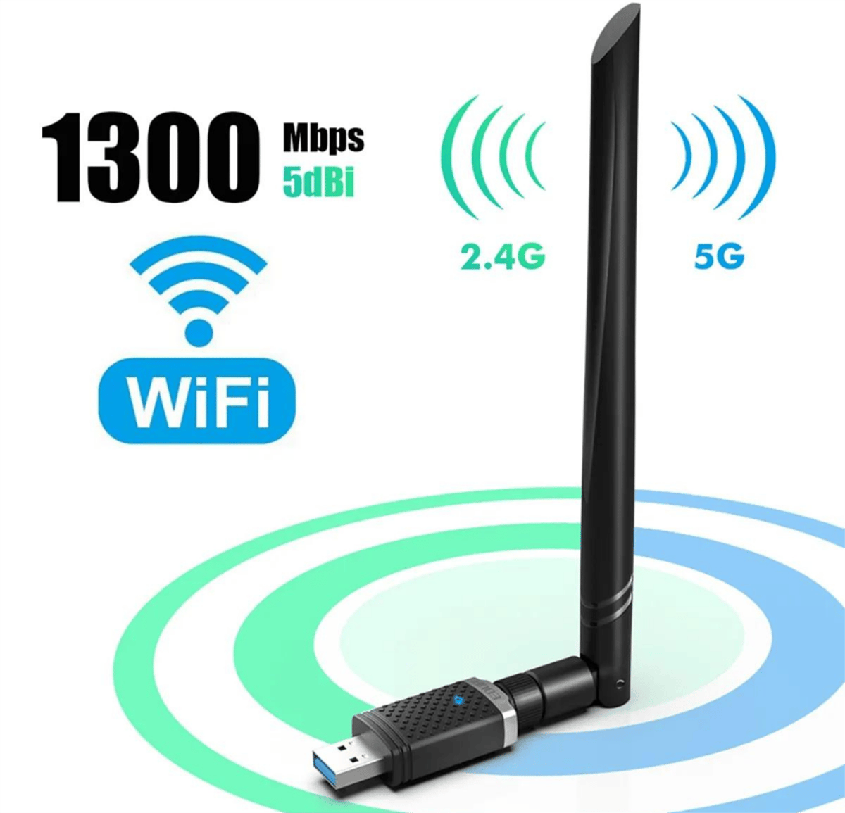 LivX Edup USB Wifi Pro Sinyal Yakınlaştırıcı – Güçlendirici Addaptör Kart  1300 MBPS EP-AC1686