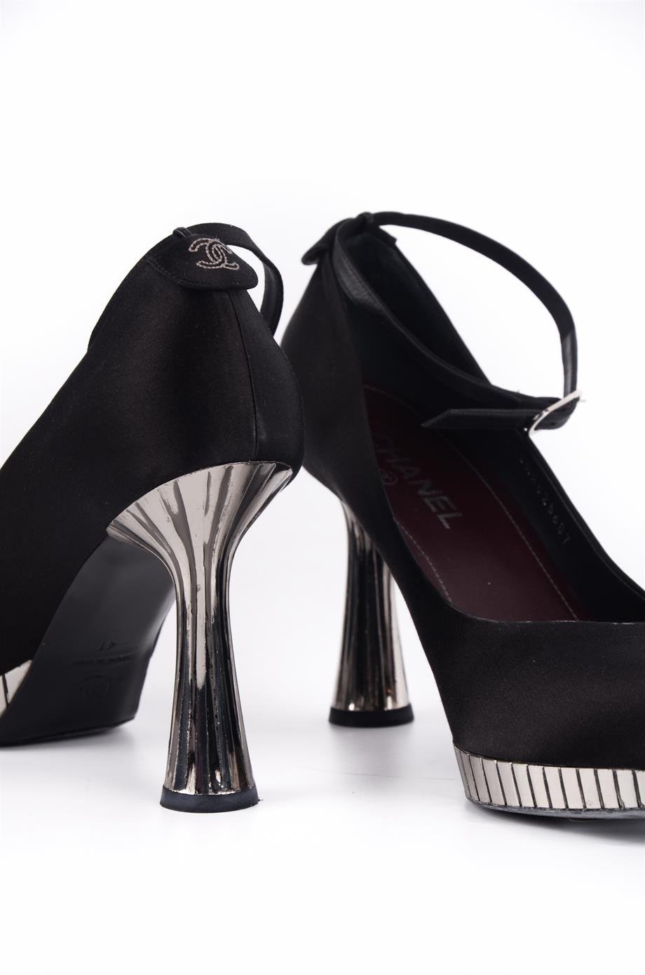 Chanel Siyah Renk 41 Beden Kadın Topuklu Ayakkabı