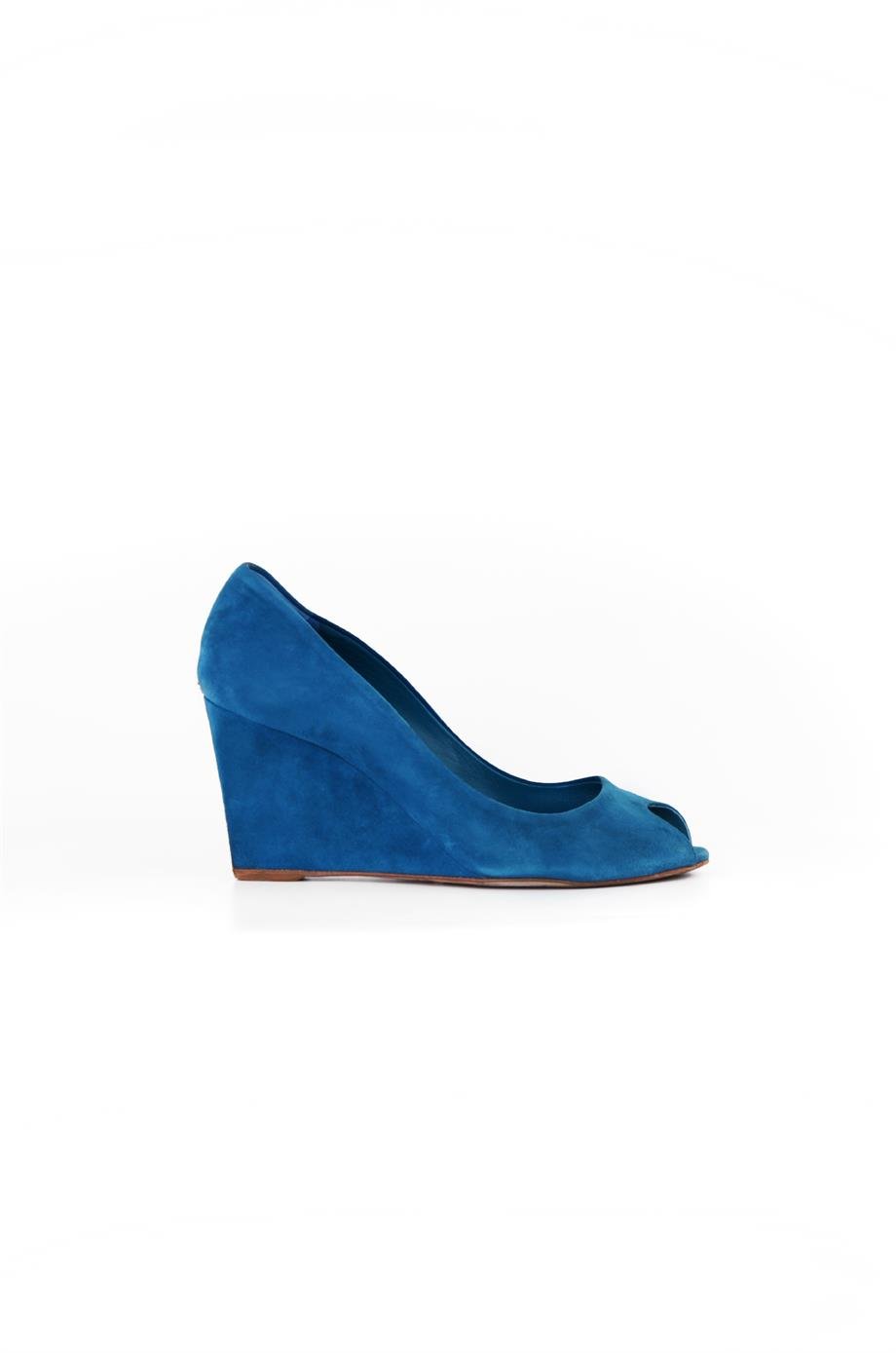 Christian Dior Mavi Renk 39 Beden Kadın Topuklu Ayakkabı
