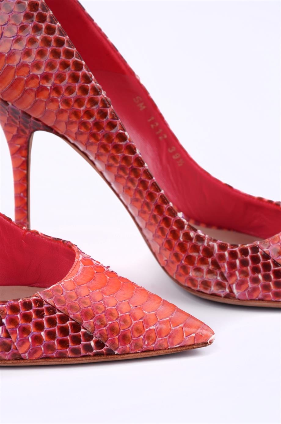 Christian Dior Mercan Renk 39.5 Beden Kadın Topuklu Ayakkabı