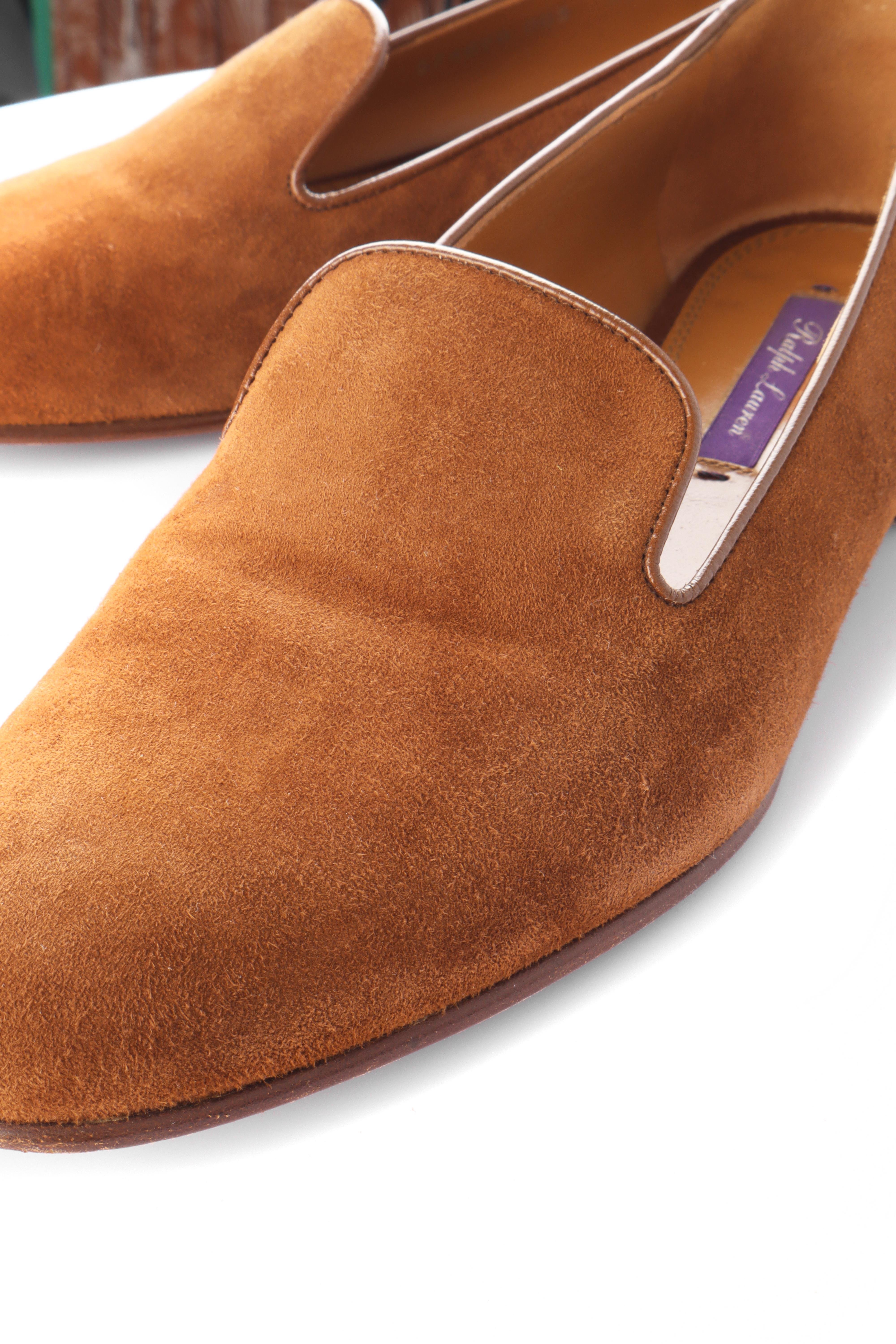 Ralph Lauren Taba Suet Loafer 37