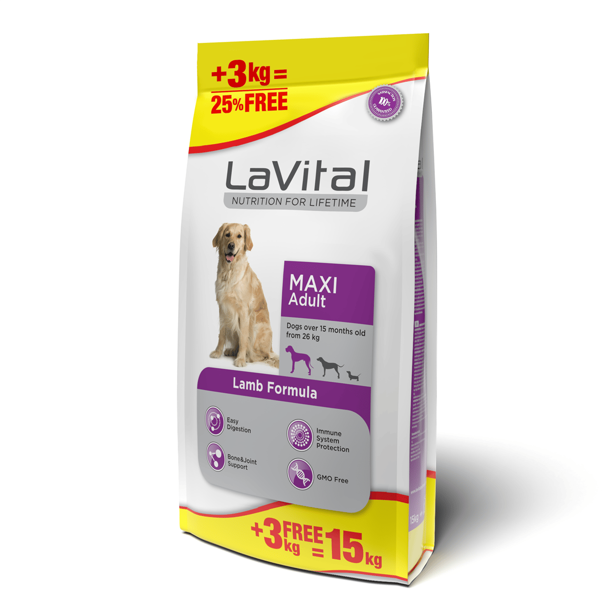 Lavital Maxi Kuzulu Yetişkin Köpek Maması 15 Kg