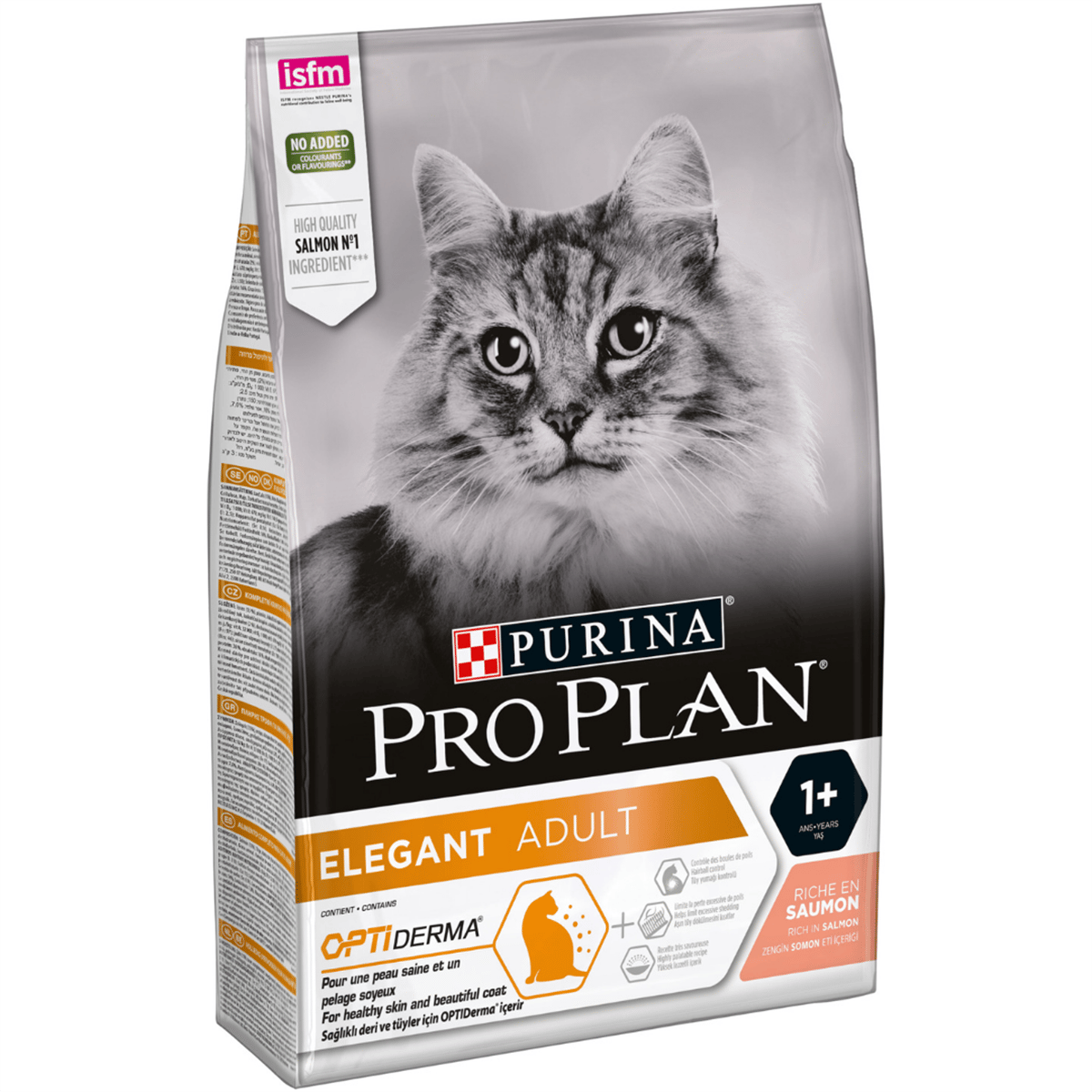 Pro Plan Elegant Somonlu Tüy Yumağı Önleyici Yetişkin Kedi Maması 3 Kg