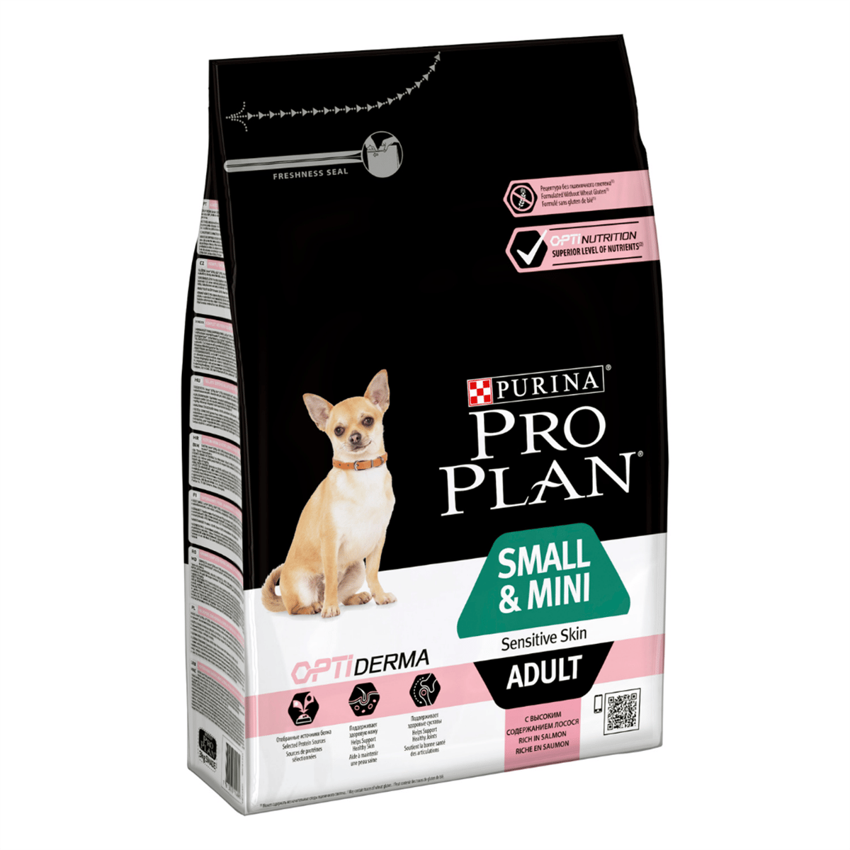 Pro Plan Small&Mini Sensitive Skin Somonlu ve Pirinçli Küçük Irk Yetişkin  Köpek Maması 3 kg