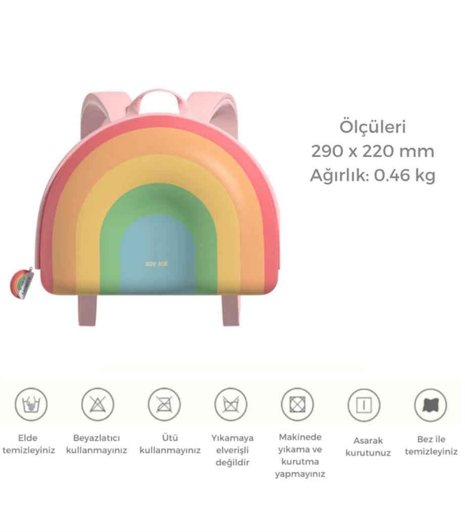 Dream Serisi Sugar Heart Rainbow Sırt Çantası - My Kid Concept