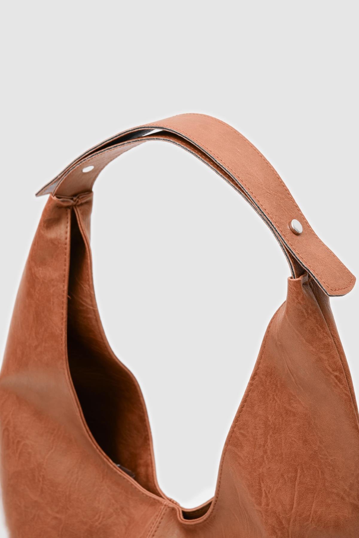 Zaura Salaş Omuz Çantası Taba | Shule Bags