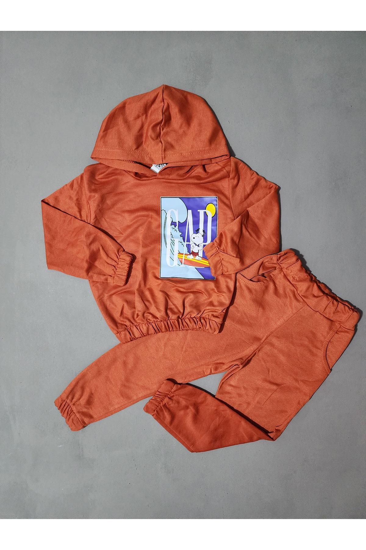 Zara Gap Snoopy Desenli Kap onlu Mevsimlik Tak m