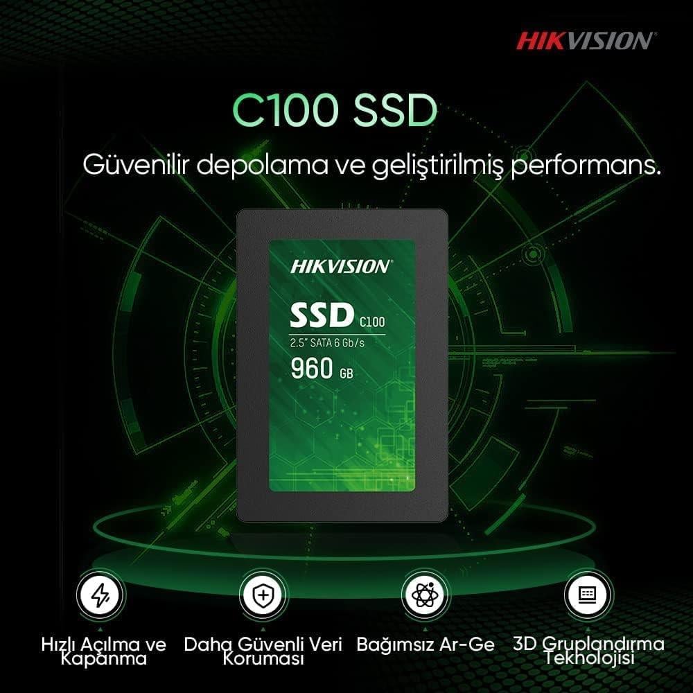 Hikvision 960GB 560 MB/s-500 MB/s 2.5” SATA 3 SSD HS-SSD-C100/960G -  Nethouse