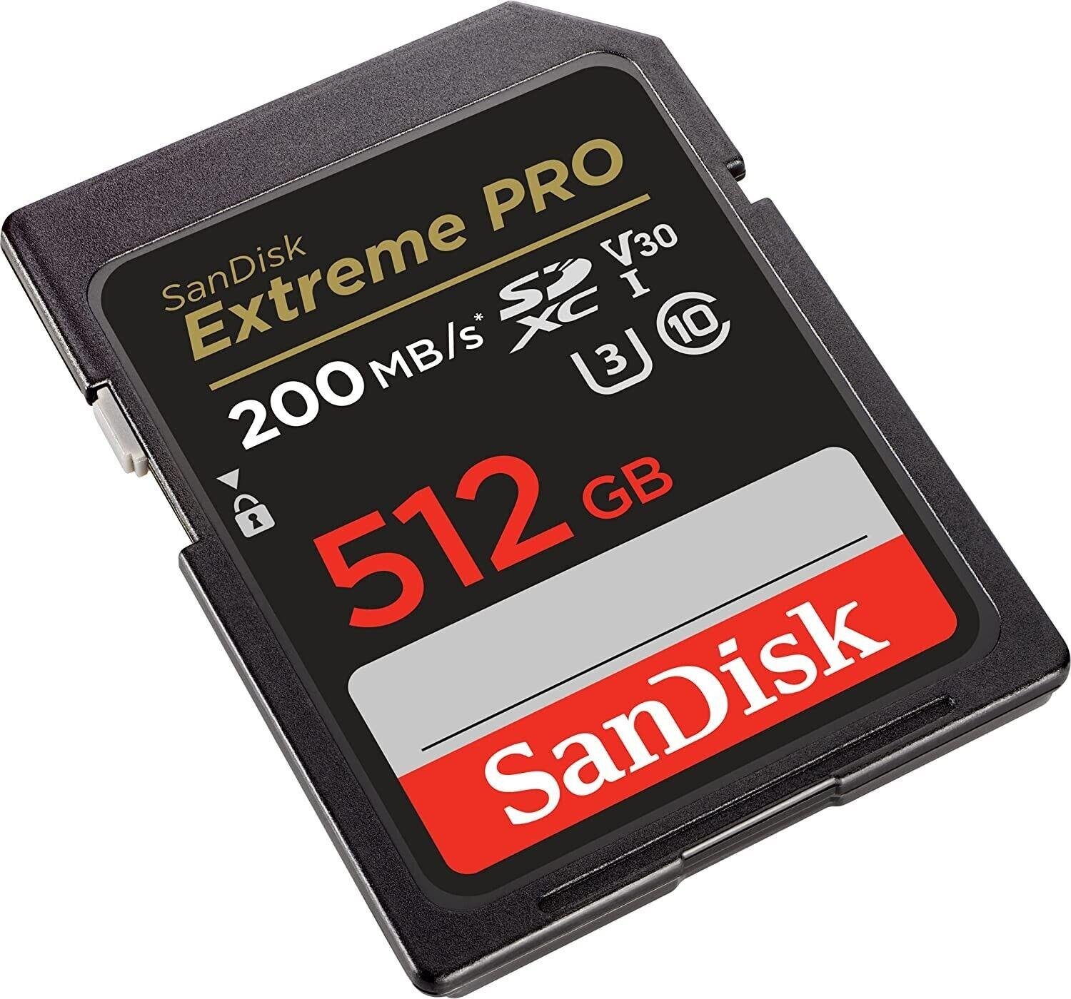 Sandisk Extreme Pro 512GB 200/140MB/S Sdxc V30 Uhs-I U3 Hafıza Kartı  SDSDXXD-512G-GN4IN - Nethouse
