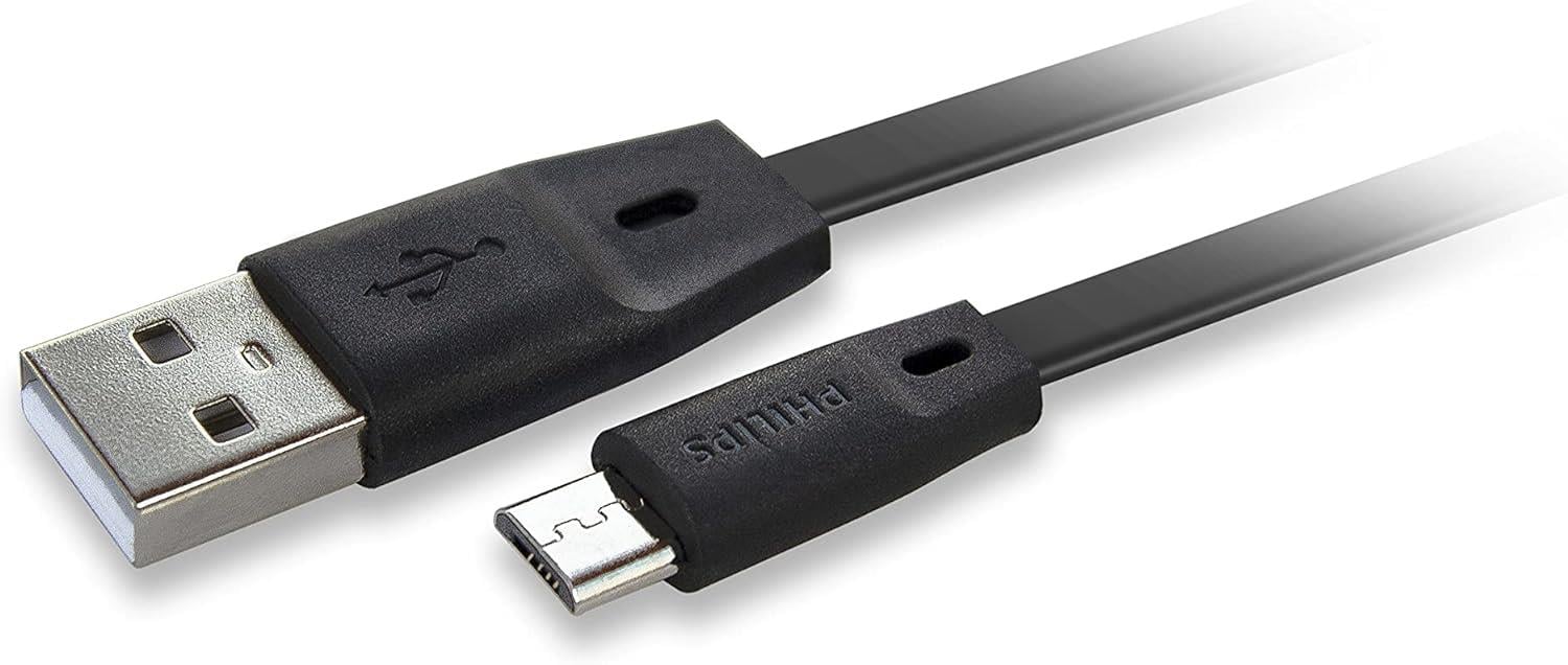 Philips DLC2519CB/97 USB - Micro USB 1.8M ŞARJ KABLOSU - SİYAH - Nethouse