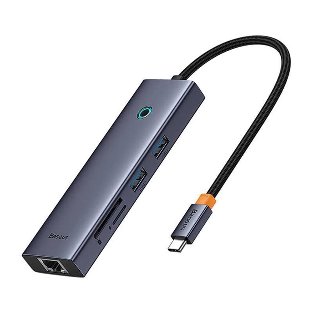 ユージユージ Baseus UltraJoy 7 in 1 Multifonksiyonel Hub Adaptör - Uzay Gri