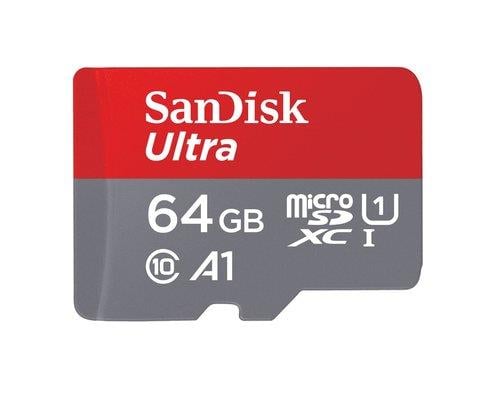 SanDisk Ultra 64GB 140MB/s microSDXC UHS-I Hafıza Kartı SDSQUAB-064G-GN6MN