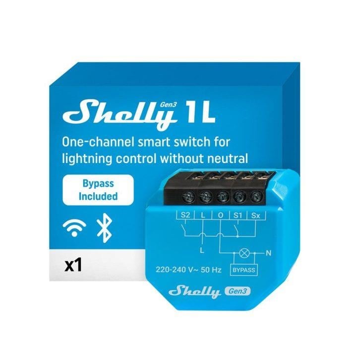 SHELLY Shelly i4 Gen3 Akıllı 4 Kanallı Sahne Kontrol Rölesi