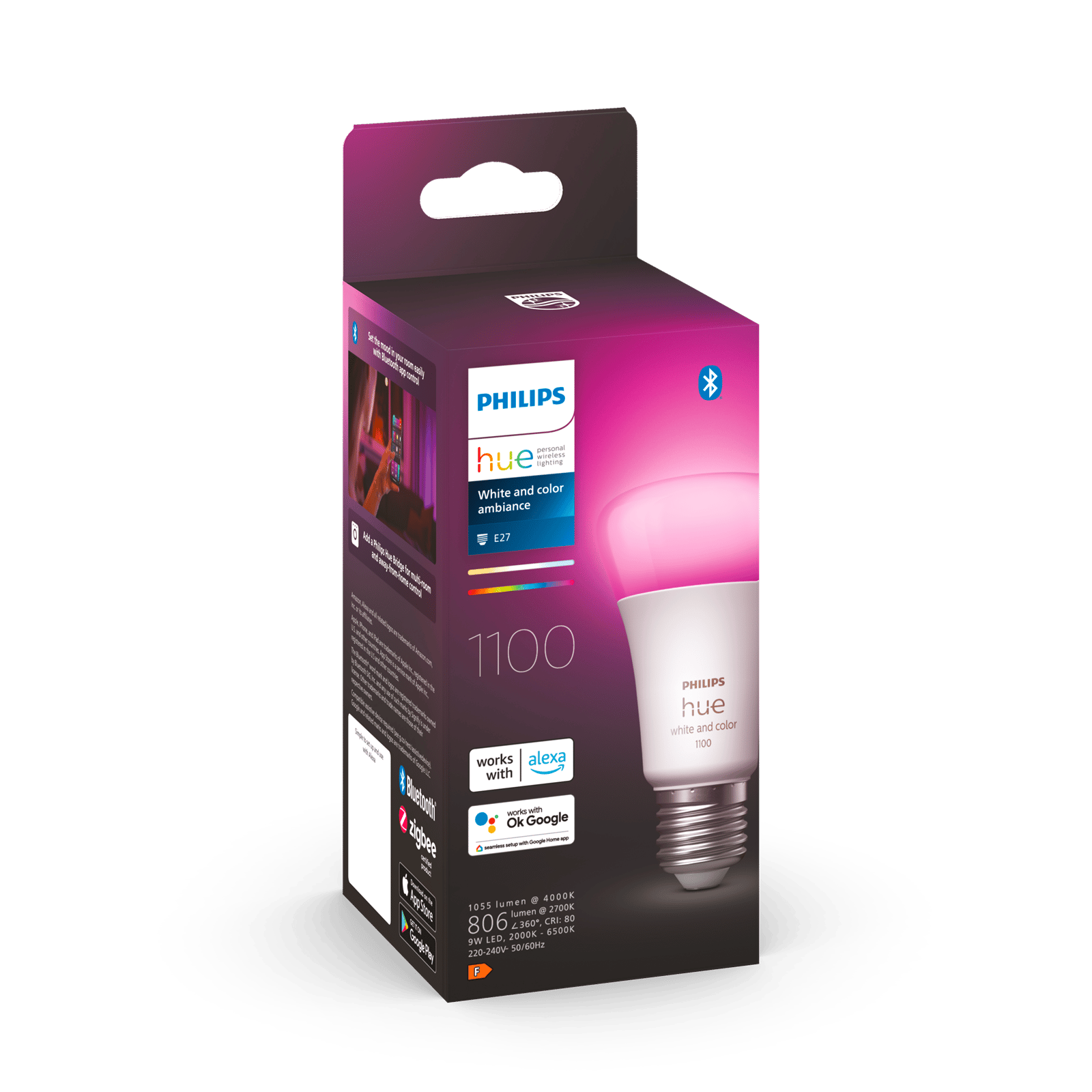 Philips 75w Renkli Akıllı Ampul E27 Bluetooth Özellikli - 929002468801 -  Nethouse