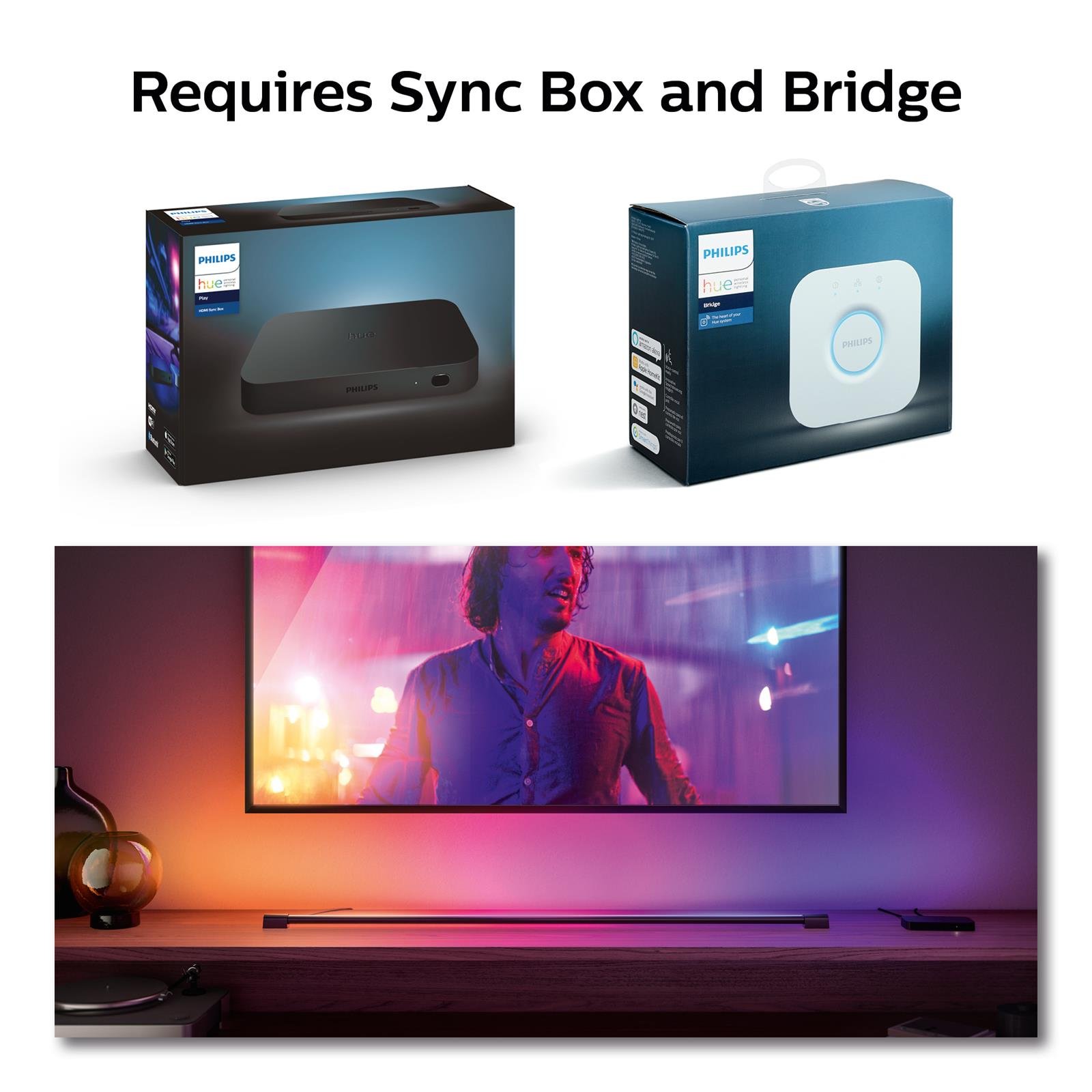 Philips Hue Play Gradient Light Tube Renklı Akıllı Led Aydınlatma