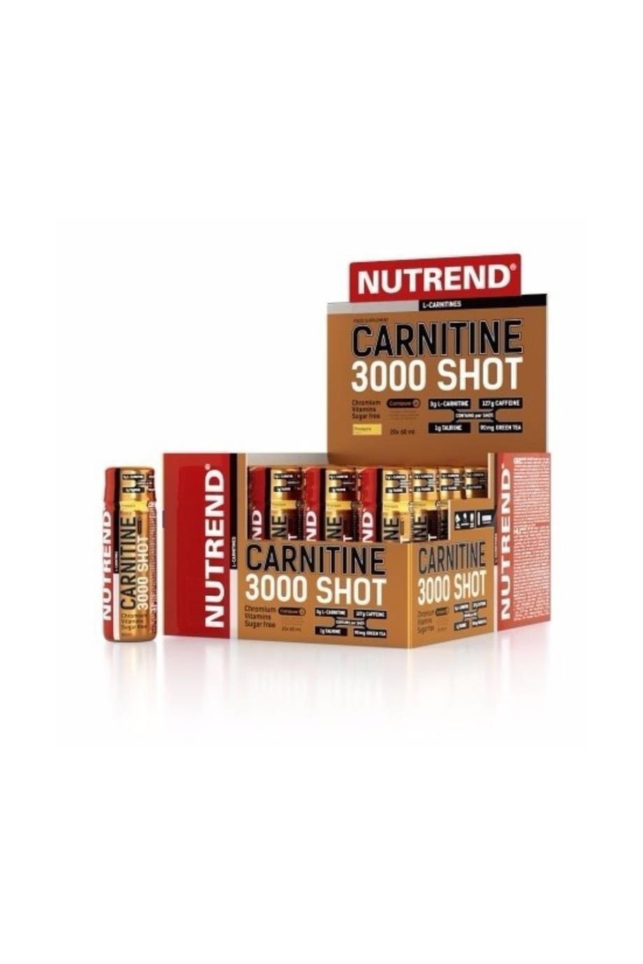 Nutrend L-Carnitine Shot 3000mg 20 Ampl - ProteinAVM