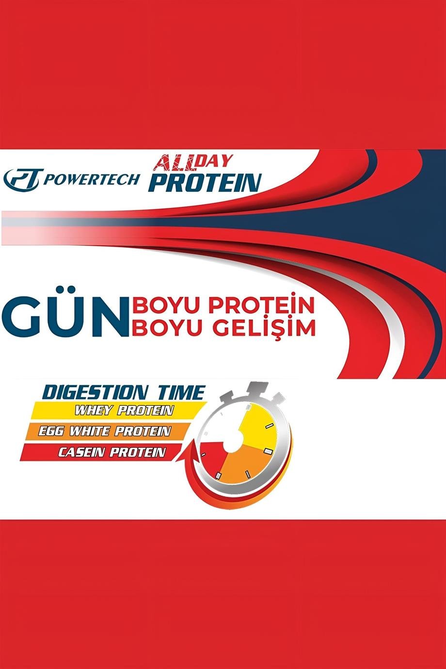 Powertech AllDay Protein Tozu 1800 gr 60 Servis - ProteinAVM