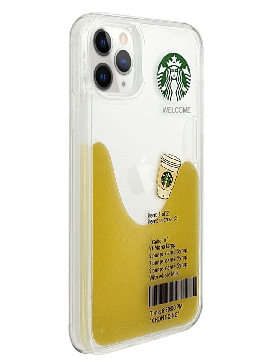 iPhone 11 Pro Telefon Kılıfları Iphone 11 Pro Sulu Starbucks Latteli Kılıf