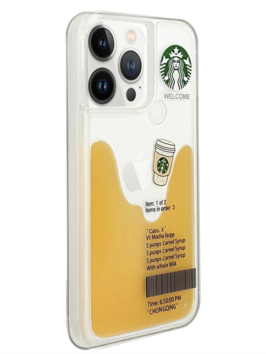 Iphone 13 Pro Sulu Starbucks Latteli Kılıf