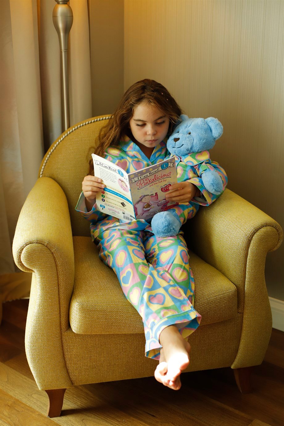Luna Mia Retro Heart Uyku Arkadaşlı Çocuk Pijama Seti