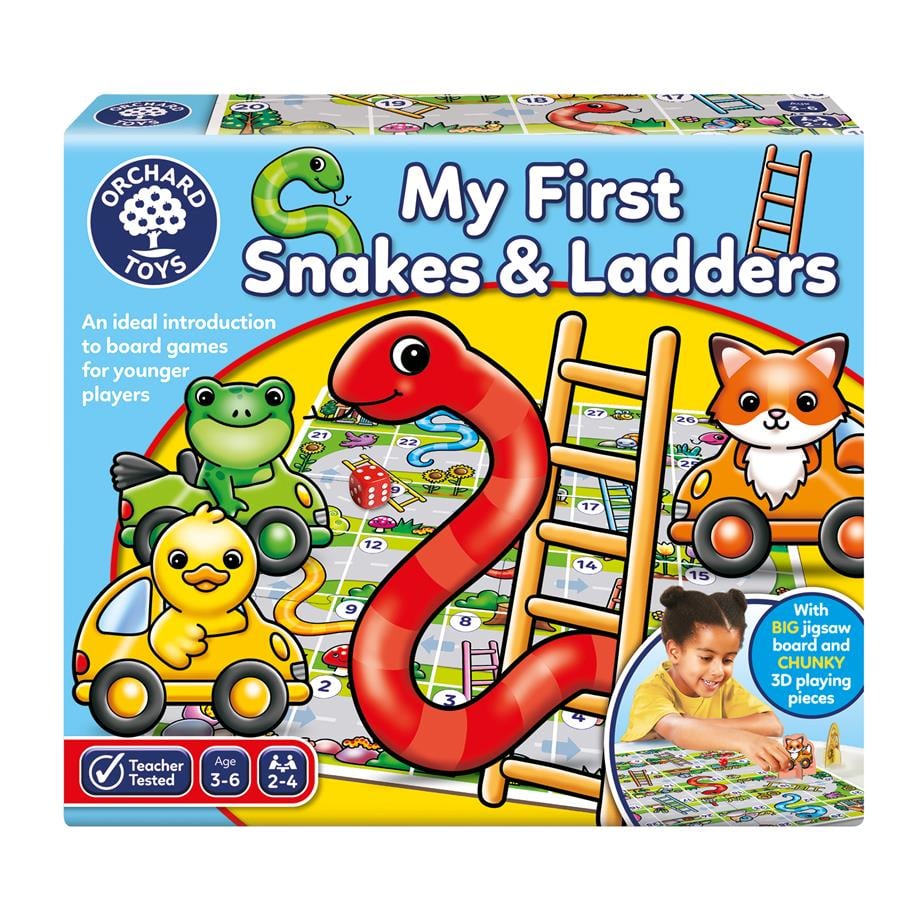 Orchard Toys My First Snakes And Ladders 3-6 Yaş Kutu Oyunu