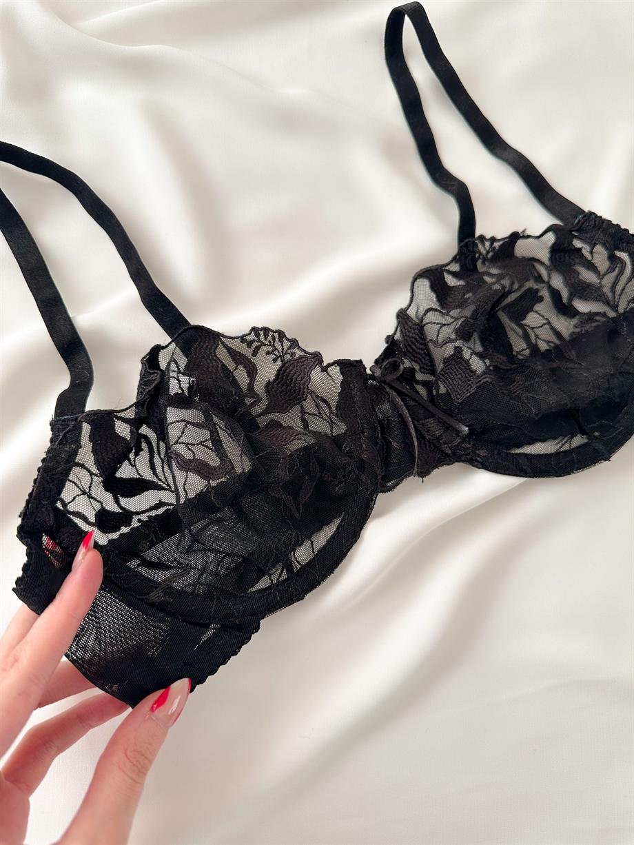 e d d e Black Balenli Bra Set