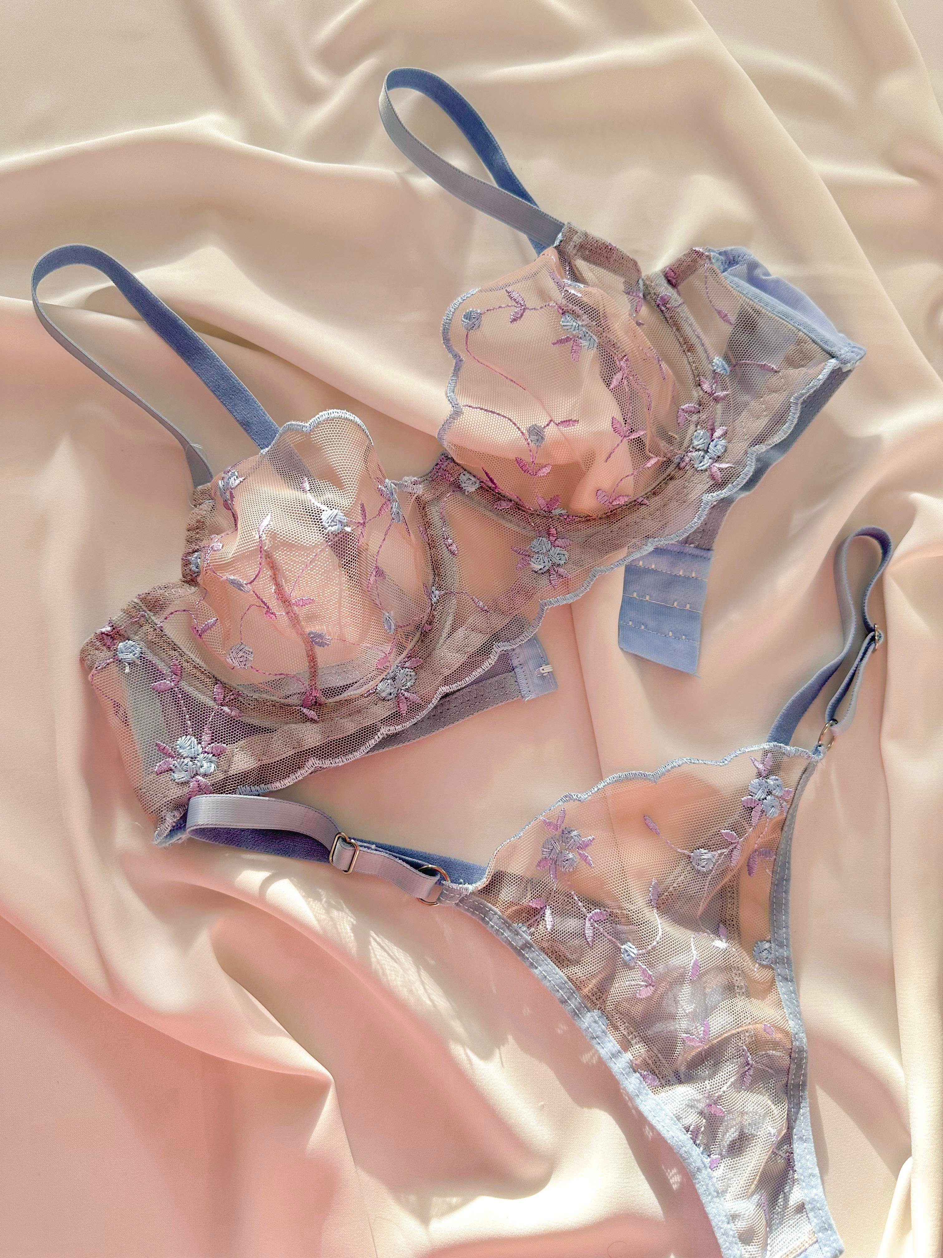 Elsa Flower Balenli Bra Set