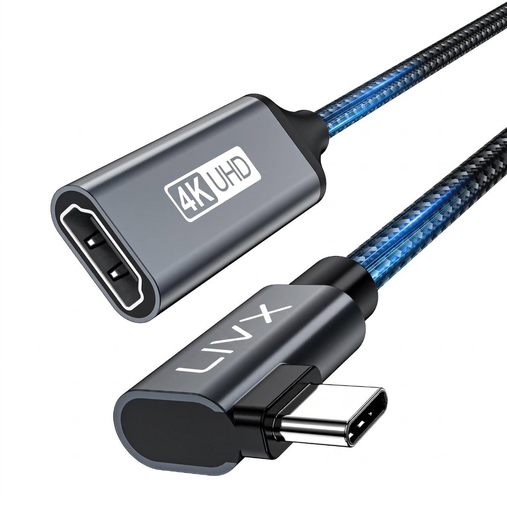 LivX USB-C to HDMI Adaptör 4K@30Hz – Type-C Görüntü Aktarıcı