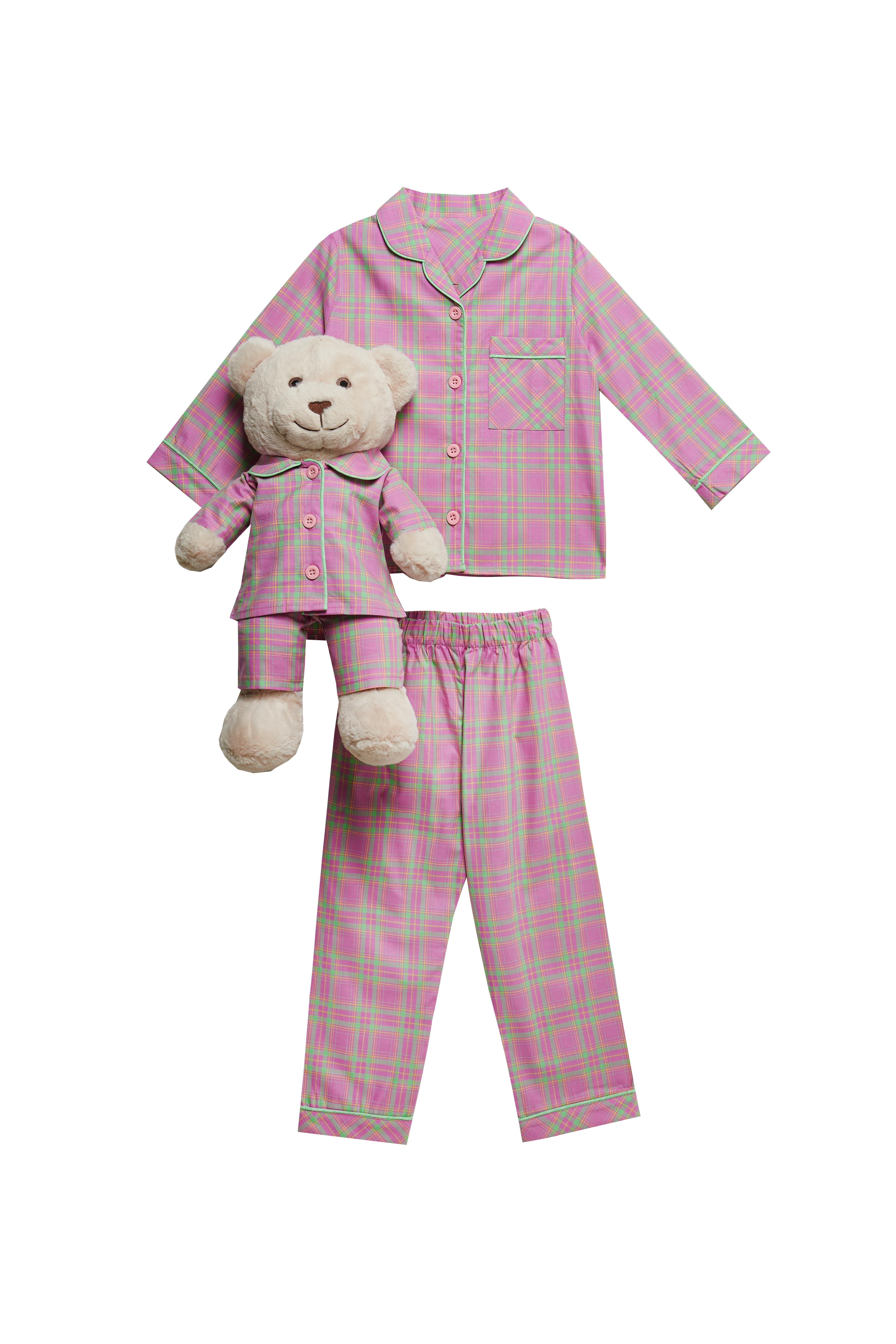 Pink Teddy Bear Nightwear Pink Ladies Teddy Bear Pyjamas Plush
