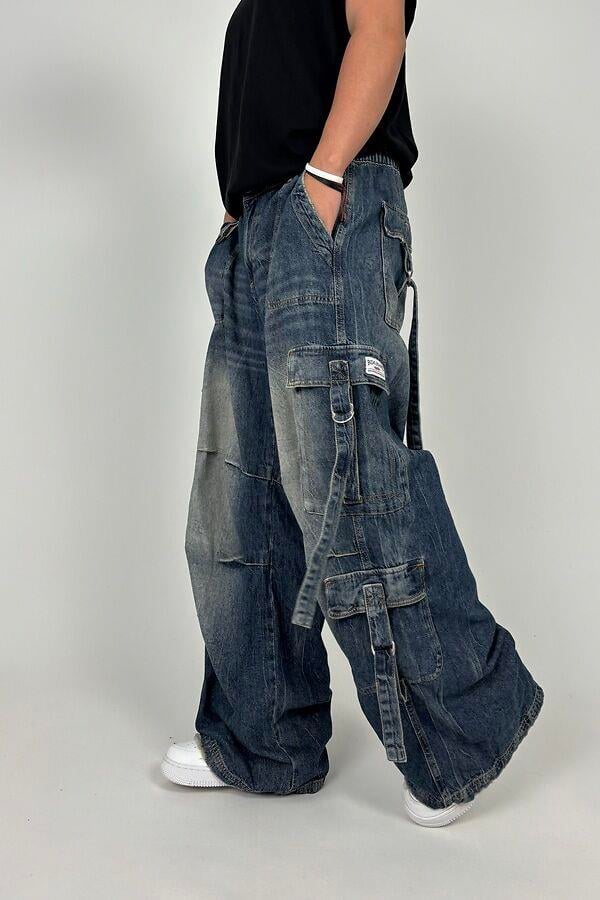 パンツ 00s ONEIL baggy denim DİFRANSEL Dikişli Sprey Yazı Baggy Jean - Fiyatı, Yorumları