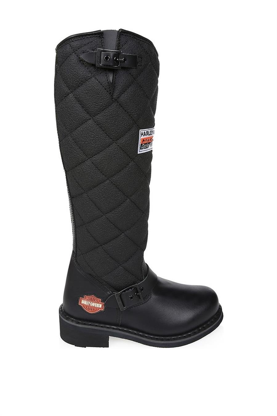 Harley Davidson 025M100031 New Worker Black // Deri Erkek Bot