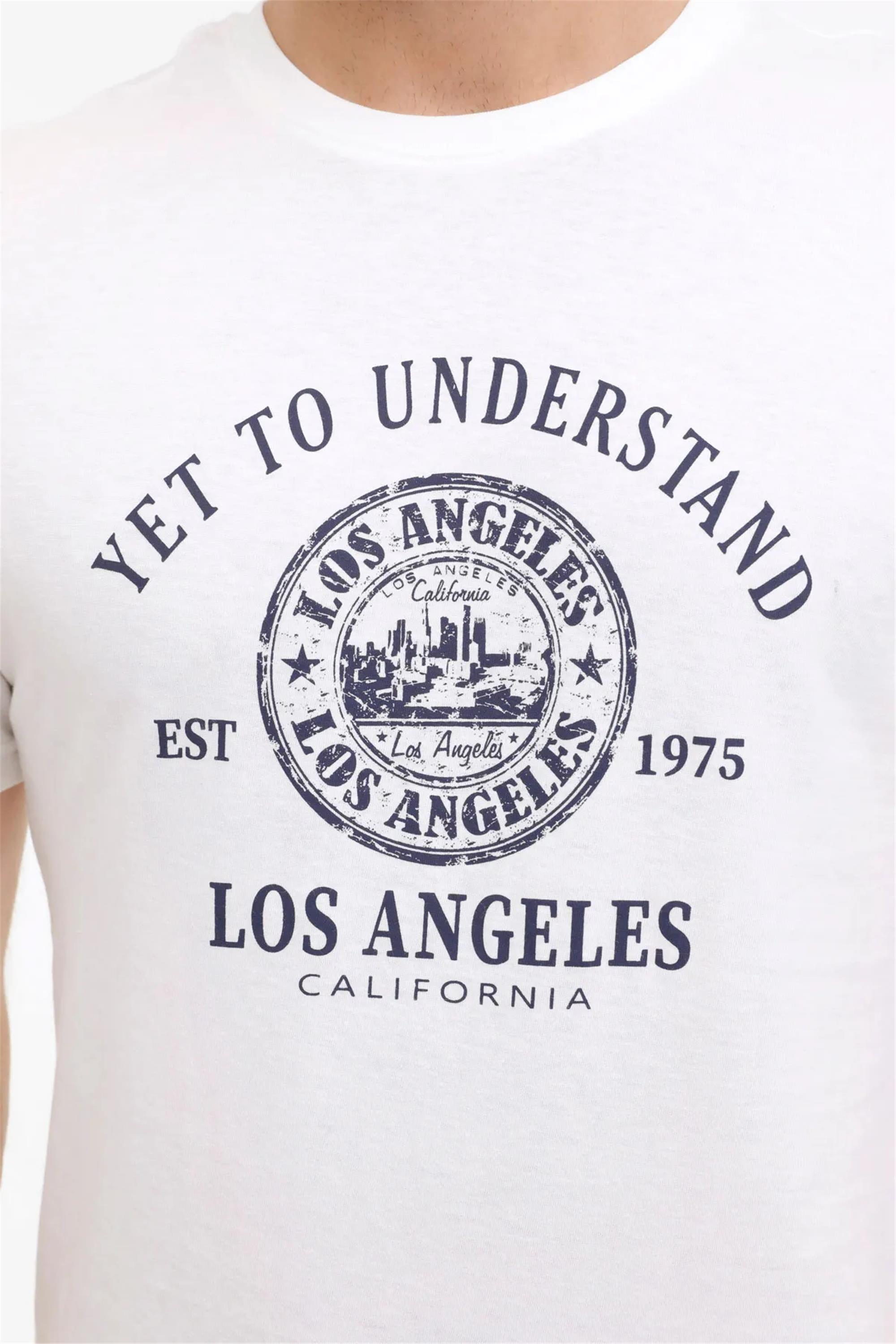 K net x A10157236408010 4M Ml Langls 11Escty 120 4Fx Beyaz Erkek T Shirt