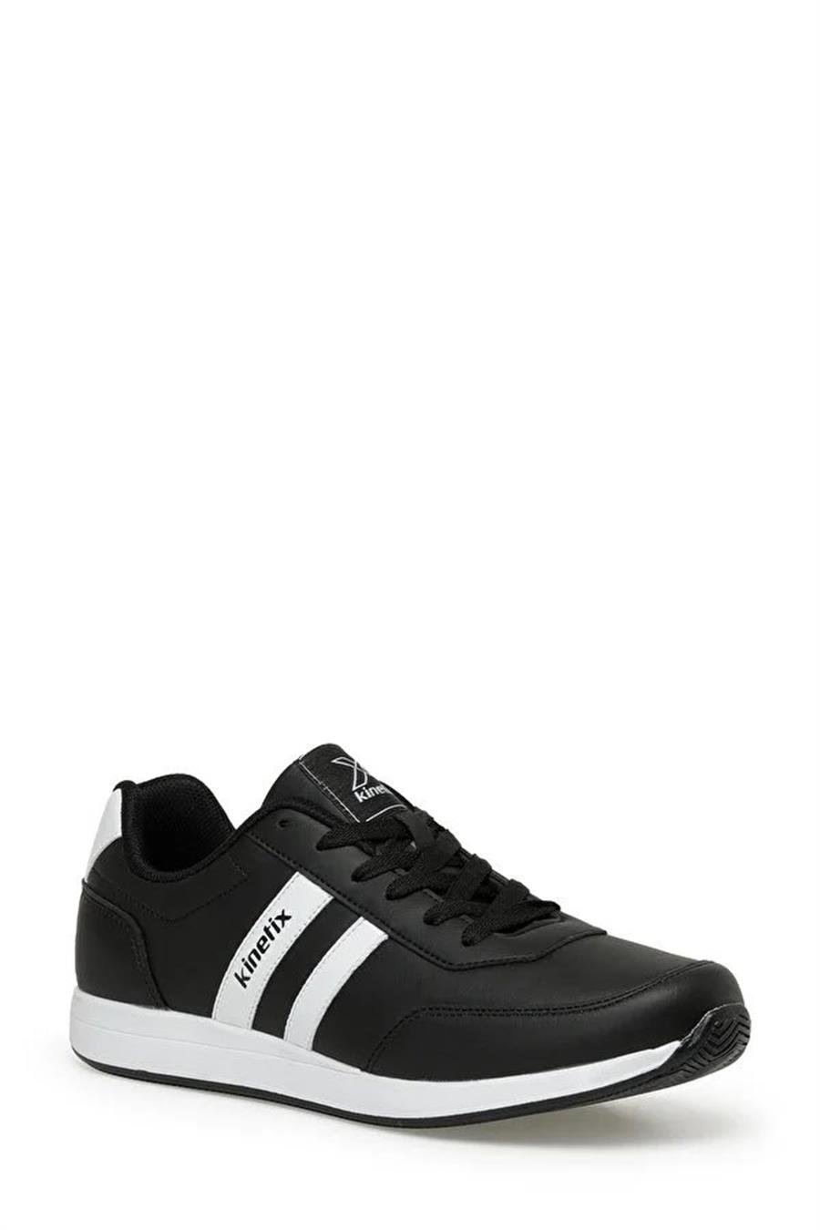 Kinetix Reeds Pu 3Pr Siyah Beyaz Erkek Sneaker Ayakkabı