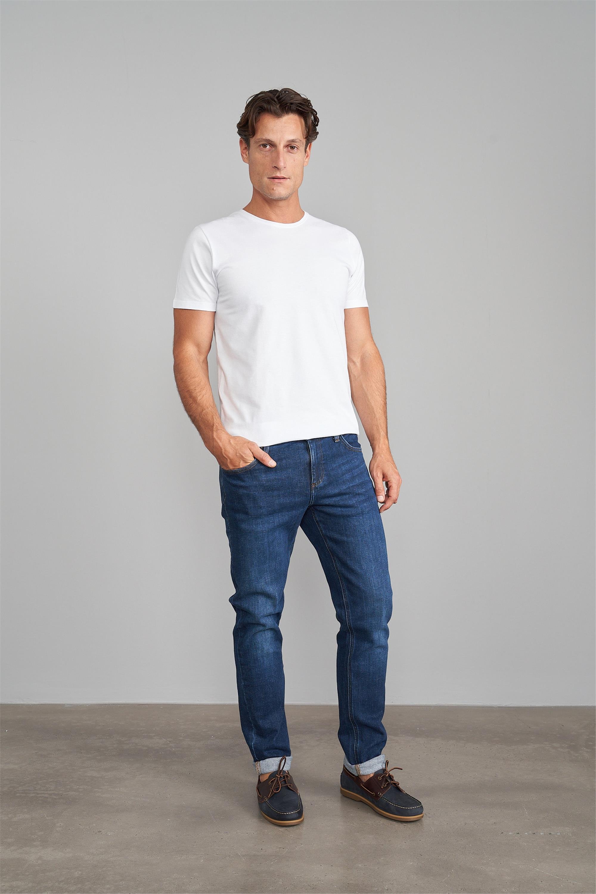 Lee Cooper 199 Lcm 121898 2106 Orta Mavi Marco Erkek Jean Pantolon